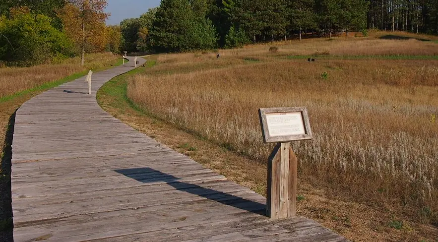 Crow Wing and Mississippi Rivers confluence at Crow Wing State Park