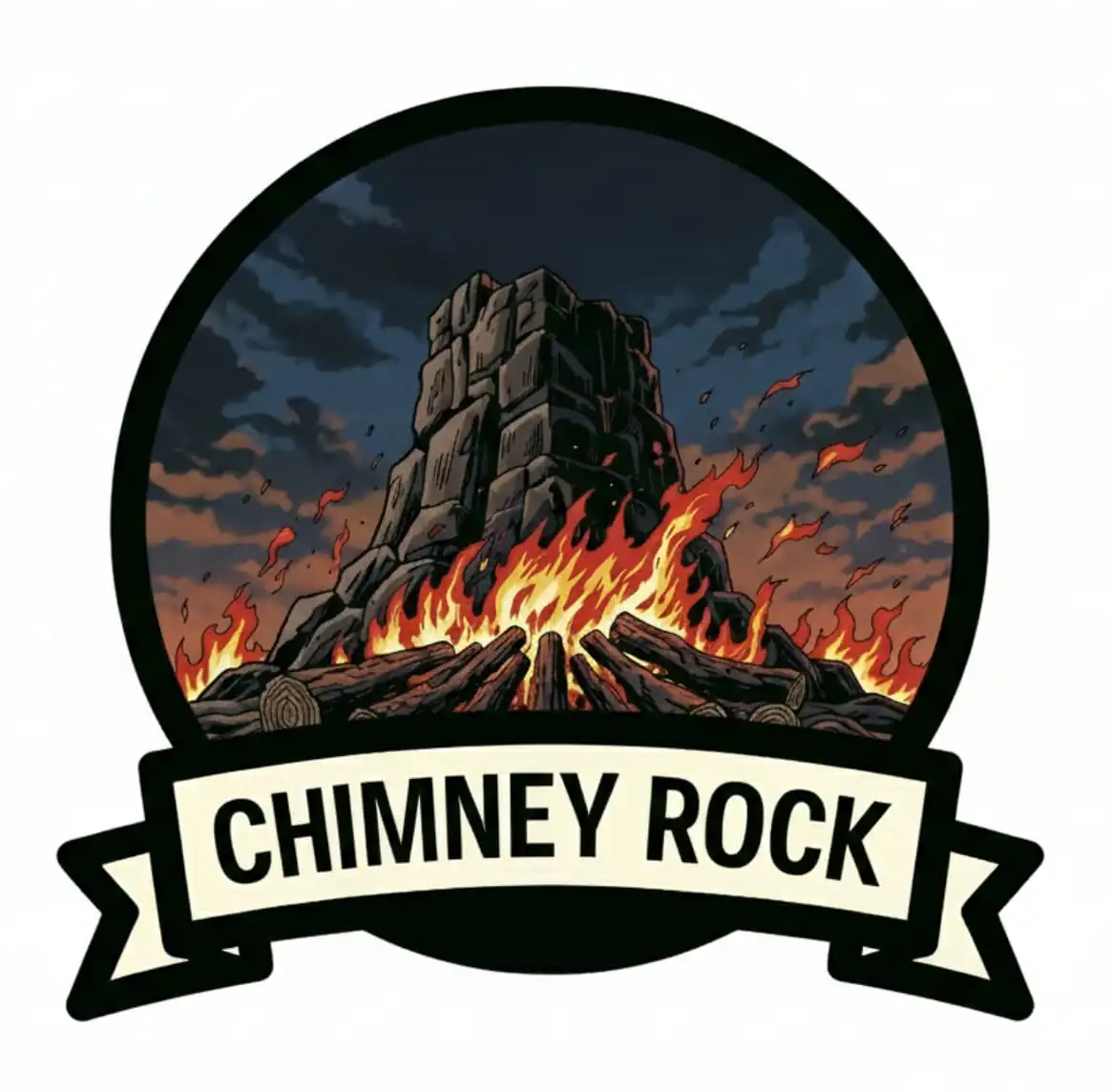 Placeholder badge for Chimney Rock Trail