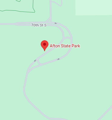 Trailhead map preview for Afton State Park