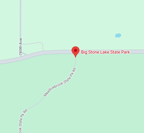 Trailhead map preview for Big Stone Lake State Park